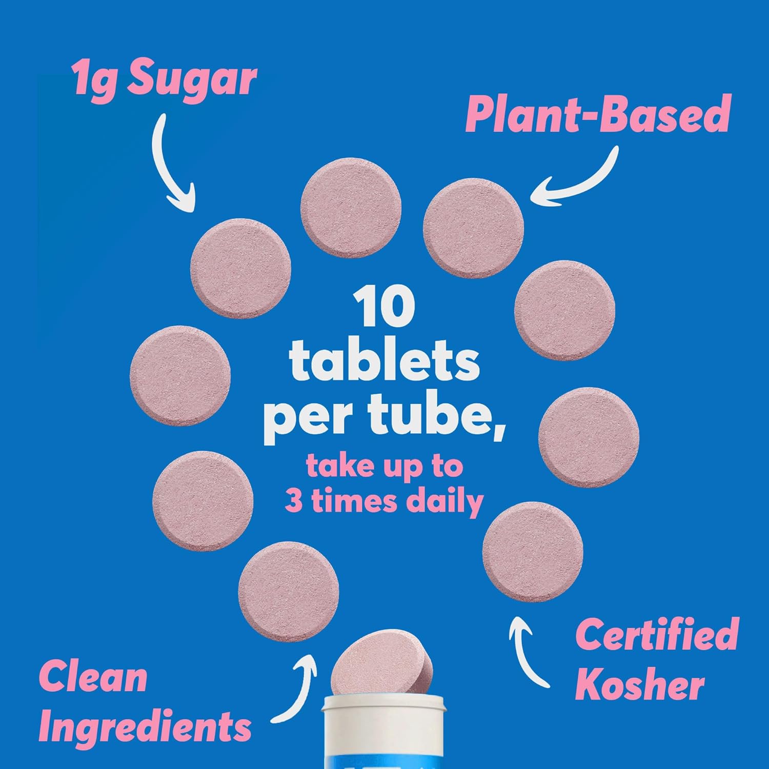 Nuun Sport Electrolyte Tablets – 4 Flavour Variety Pack – 40 Servings