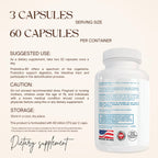 PROBIOTIC 60 BILLION CFU : GUT HEALTH SUPPLEMENT