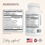 PROBIOTIC 60 BILLION CFU : GUT HEALTH SUPPLEMENT