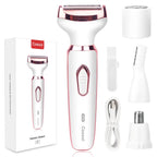 4 in 1 Electric Razor for Women Hair Trimmer White